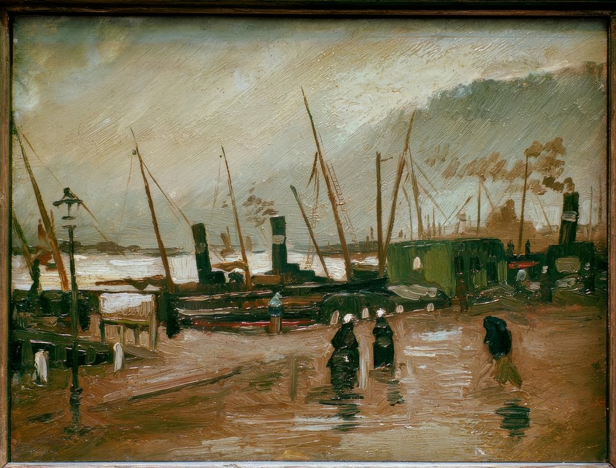 O Ruijterkade em Amsterdã de Vincent van Gogh