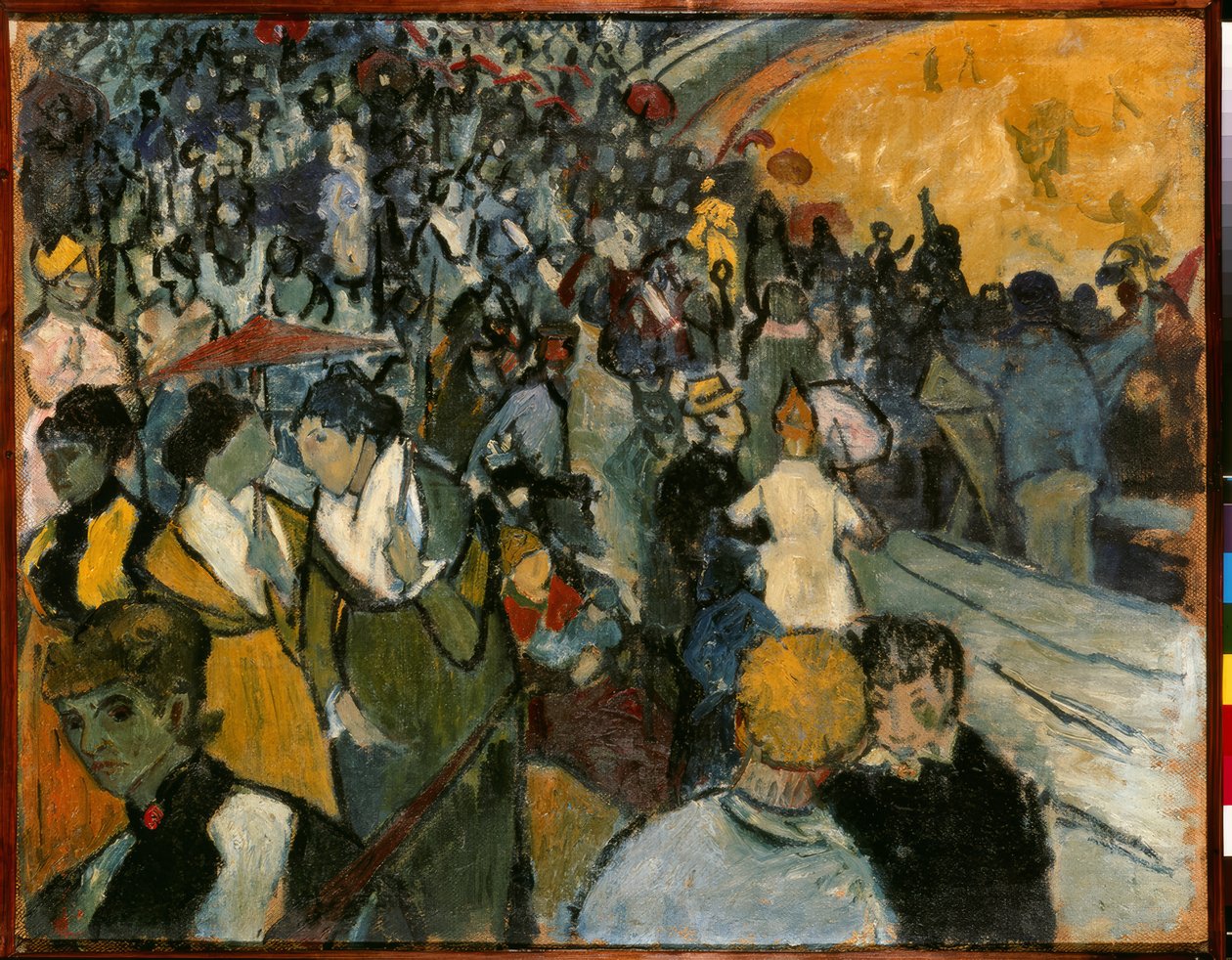 Die Arena em Arles de Vincent van Gogh