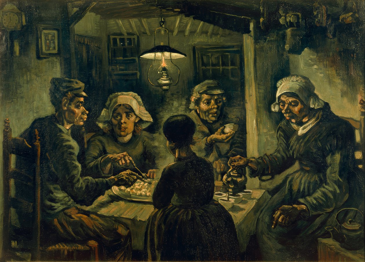 Os comedores de batata de Vincent van Gogh