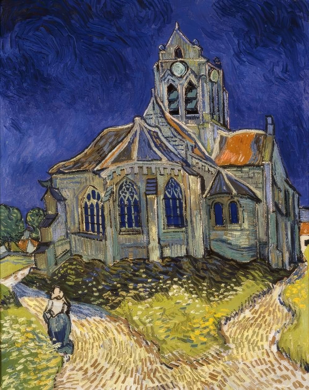 A igreja em Auverssur-Oise de Vincent van Gogh