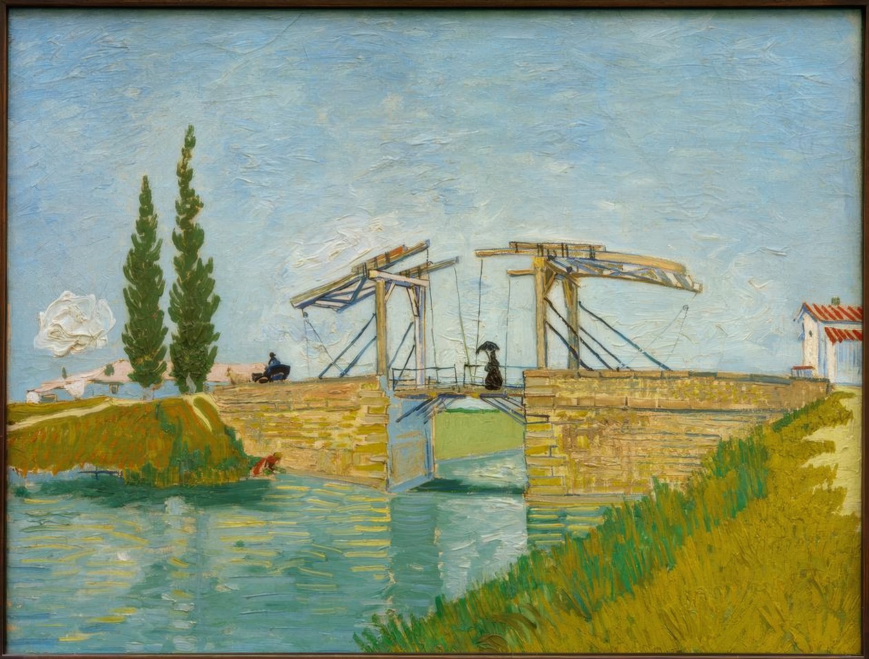 A ponte levadiça de Vincent van Gogh