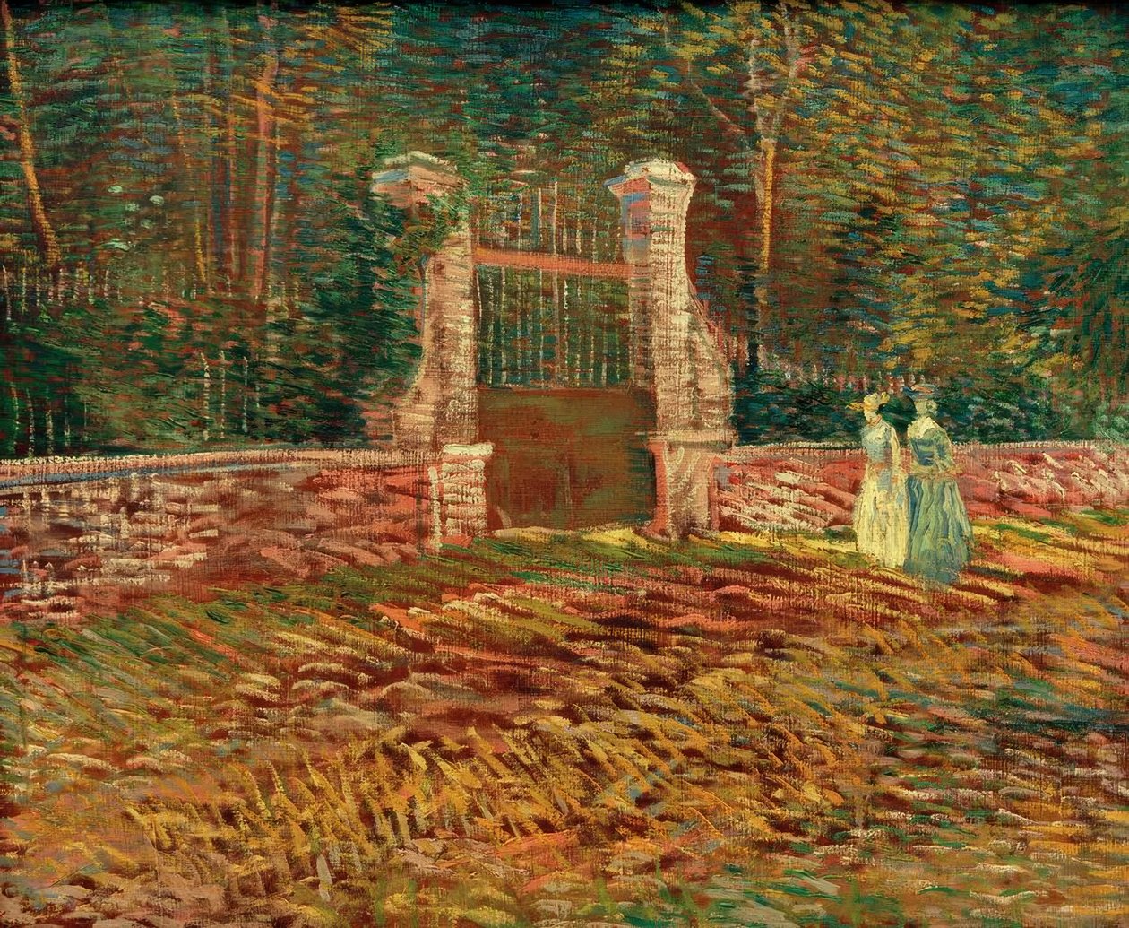 Entrada para o Parque Voyer d&39;Argenson em Asnières de Vincent van Gogh