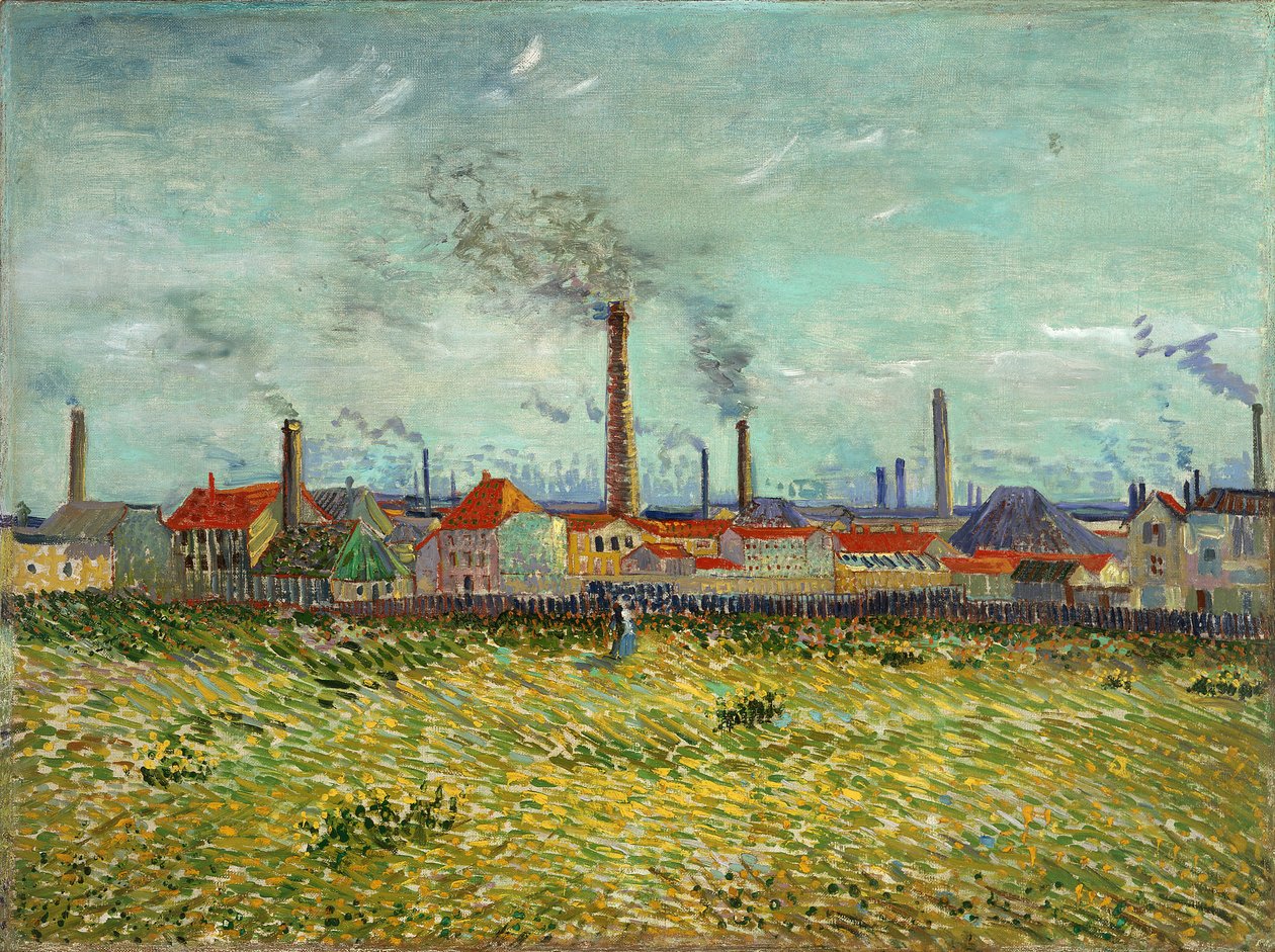 Fábricas em Clichy de Vincent van Gogh
