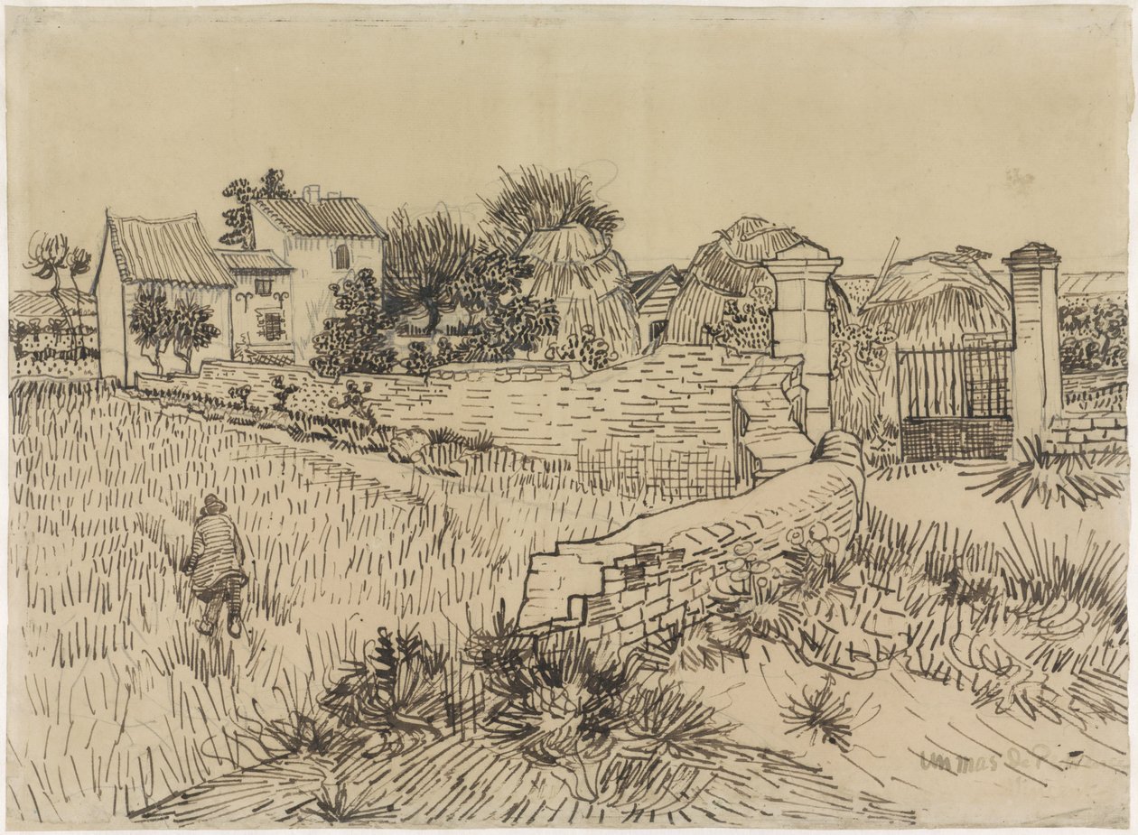 Fazenda na Provença de Vincent van Gogh