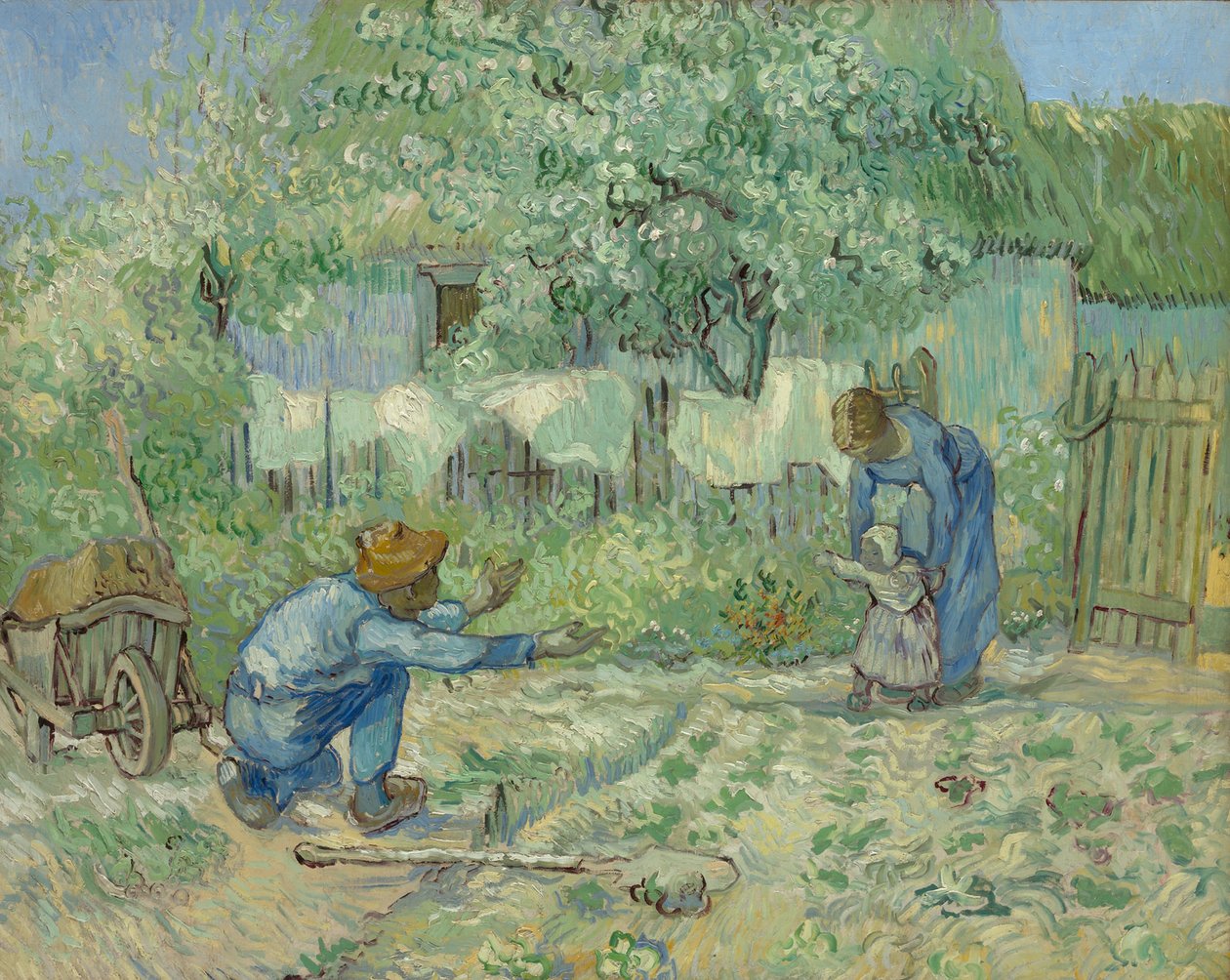 Primeiros passos, depois do painço de Vincent van Gogh