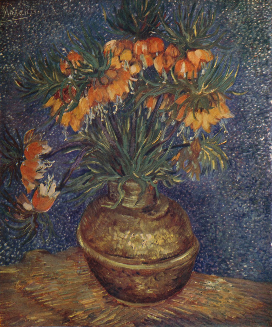 Flores em um vaso de latão, 1887, 1923 de Vincent van Gogh