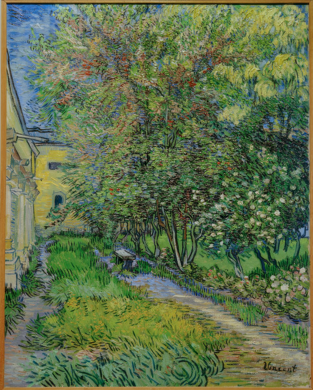 Jardim do Hospital Saint-Paul de Vincent van Gogh