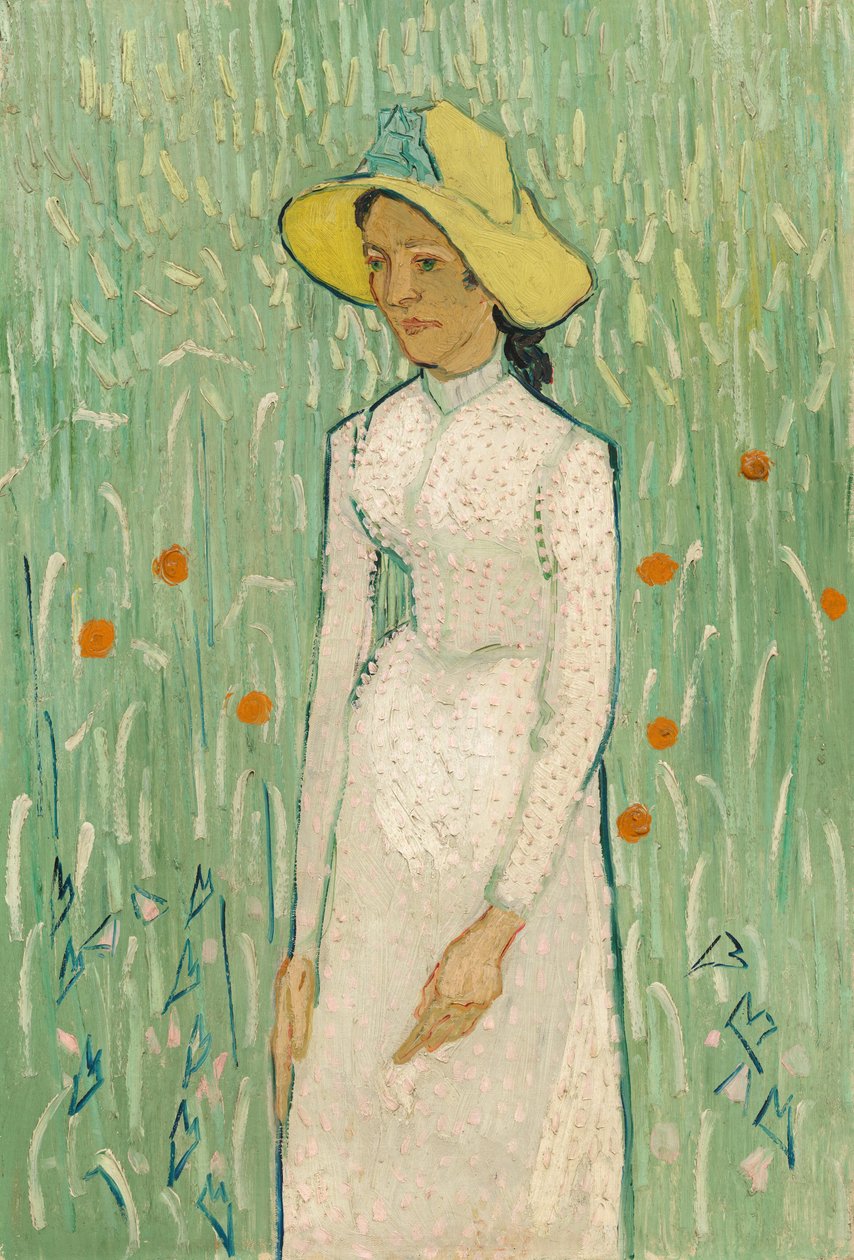 Garota de Branco, 1890. de Vincent van Gogh