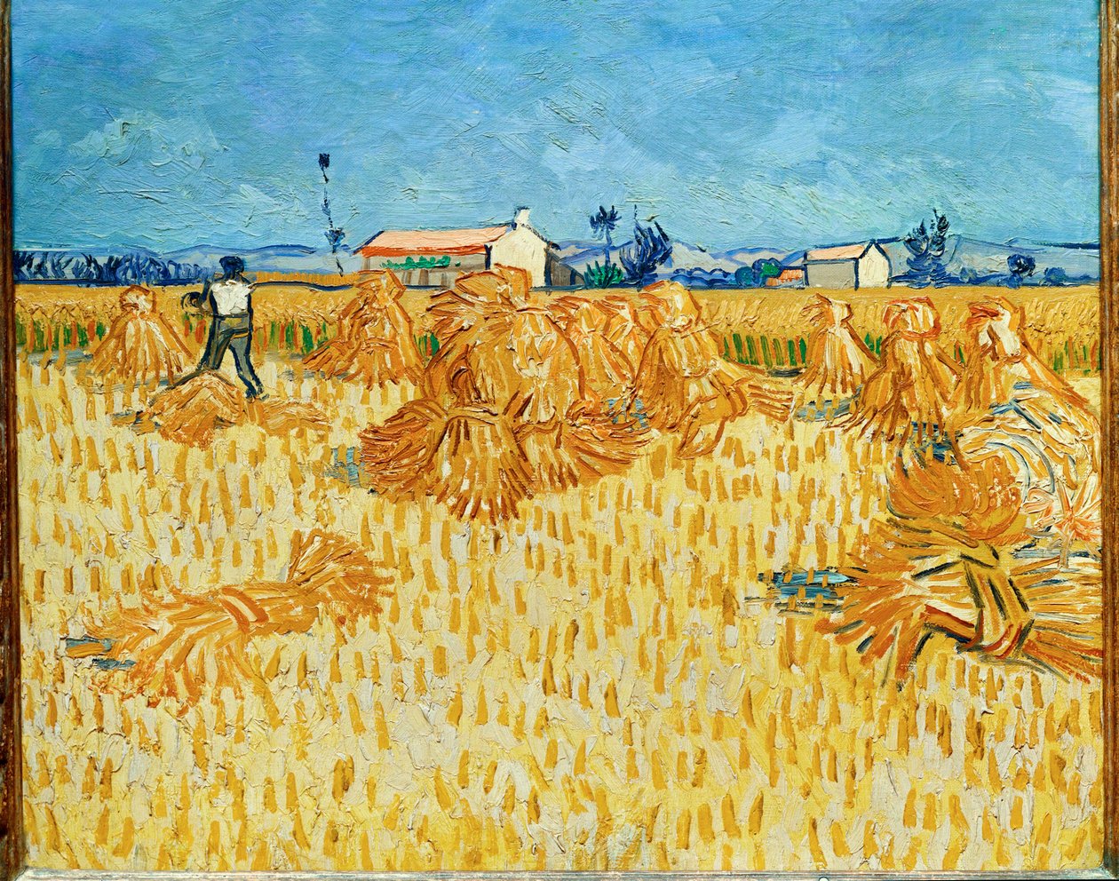Colheita na Provença, junho de 1888 (óleo sobre tela) de Vincent van Gogh