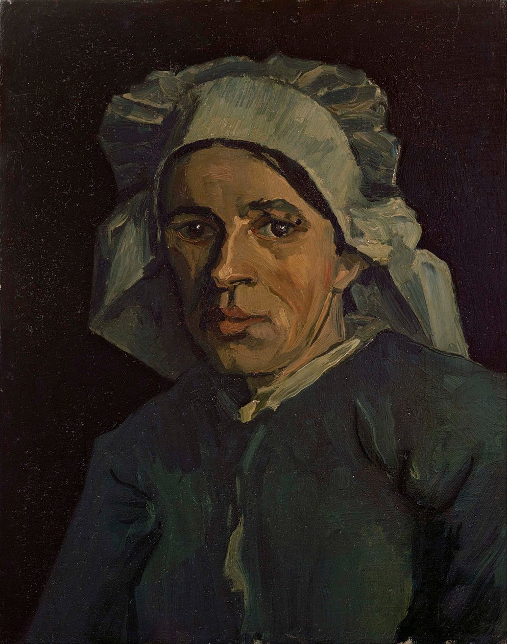 Cabeça de uma mulher de Vincent van Gogh