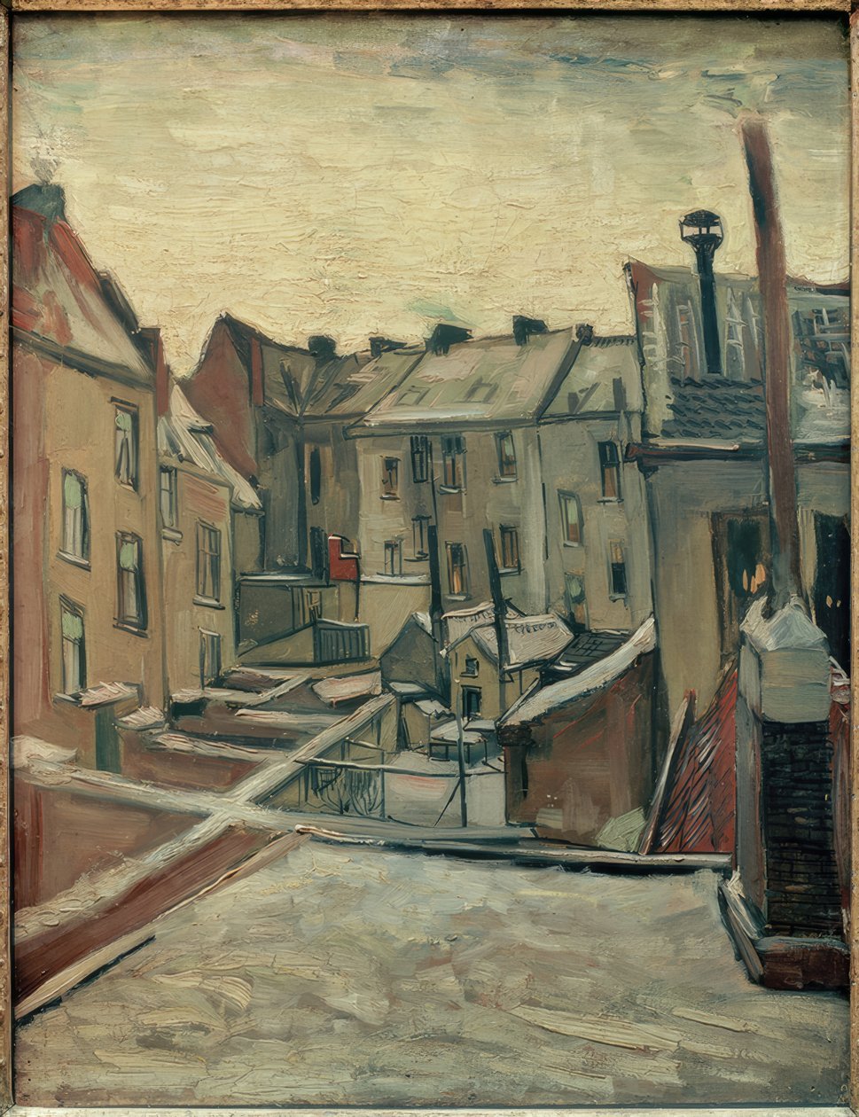 Quintais em Antuérpia de Vincent van Gogh