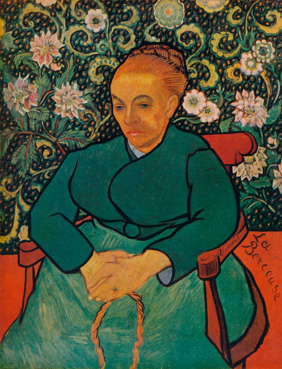 O retrato da canção de ninar de Madame Roulin, 1889 de Vincent van Gogh