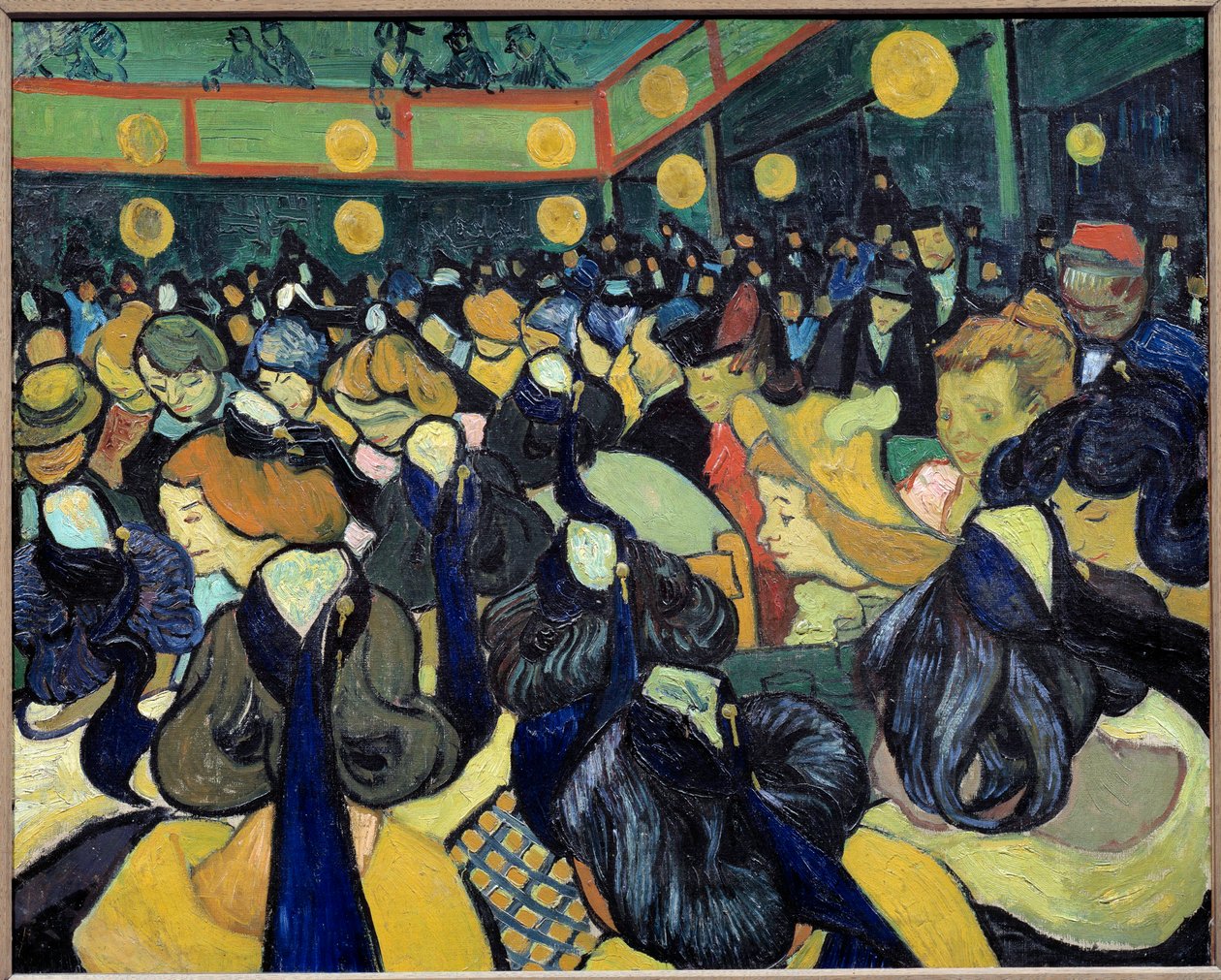 La salle de danse a Arles Pintura de Vincent Van Gogh (1853-1890) 1888 Sol. 0,65x0,81 m Paris, musee d