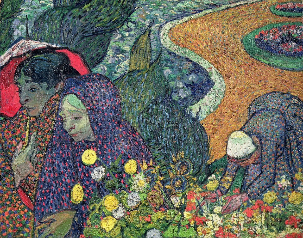 Damas de Arles (Memórias do Jardim em Etten) de Vincent van Gogh