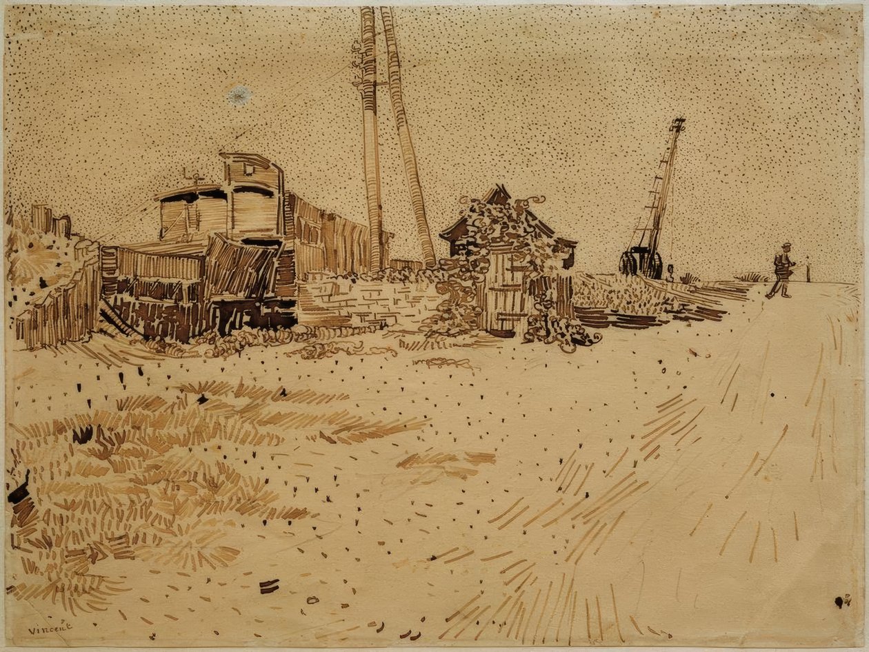 Parque de campismo da estrada de ferro de Vincent van Gogh
