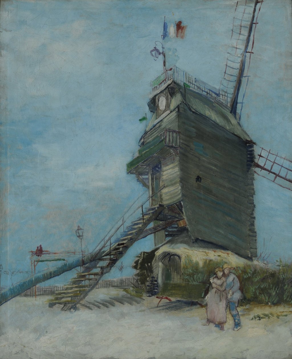 O Moulin de la Galette, 1886 de Vincent van Gogh