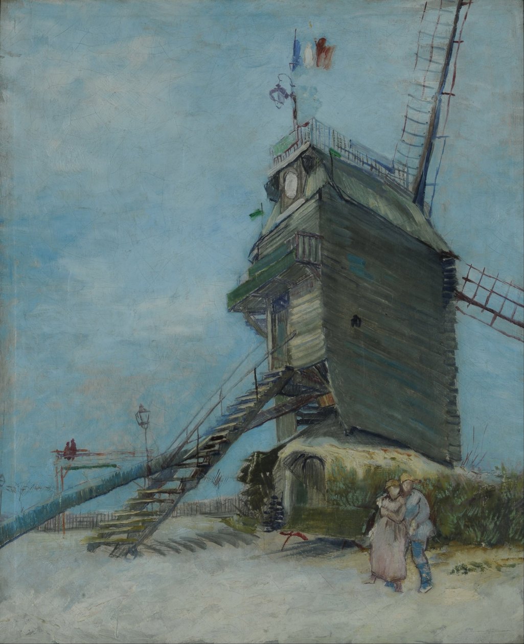 O Moulin de la Galette, Montmartre, Paris, c.1886-87 (óleo sobre tela) de Vincent van Gogh