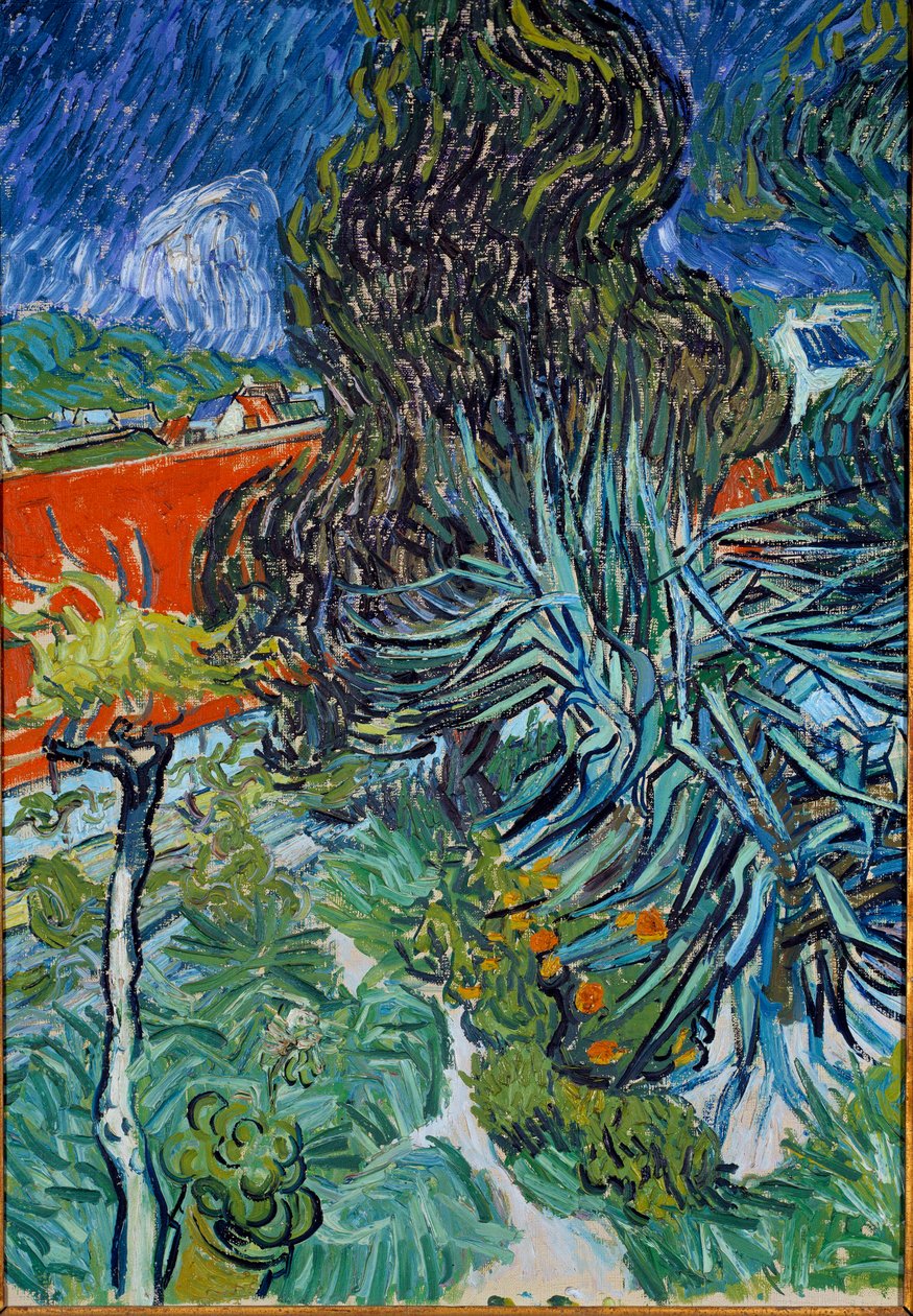 O Jardim do Doutor Gachet em Auvers sur Oise (Auvers-sur-Oise) Pintura de Vincent van Gogh (1853-1890) 1890 Sol. 0,73x0,52 m Paris, musee d