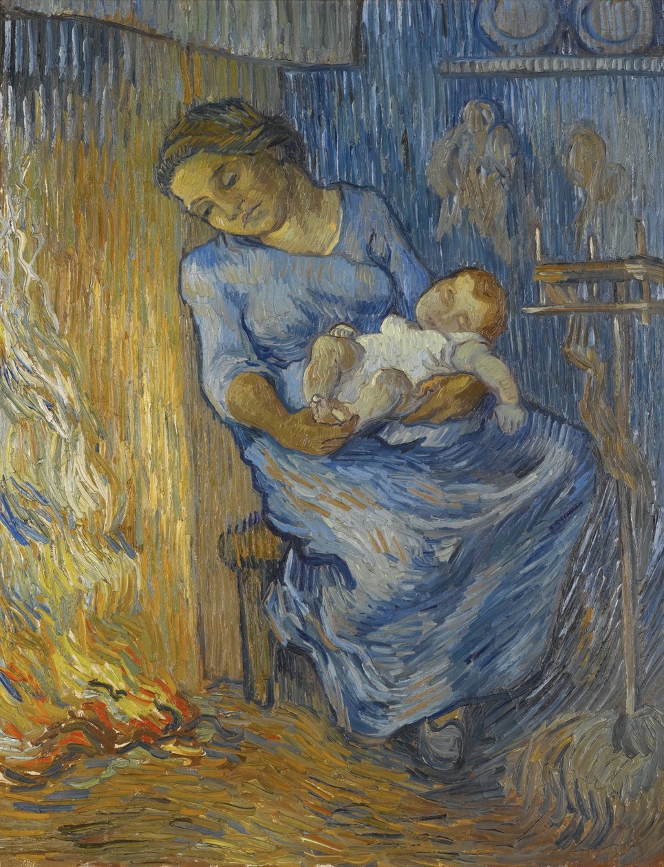 Homem está no mar de Vincent van Gogh