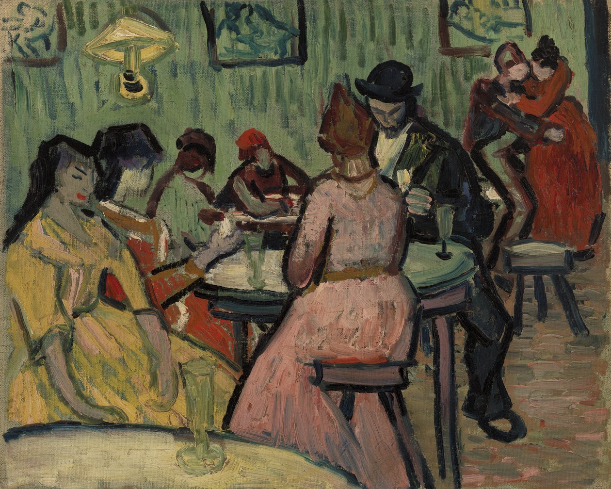 Lupanar: cena de bordel (óleo sobre tela) de Vincent van Gogh