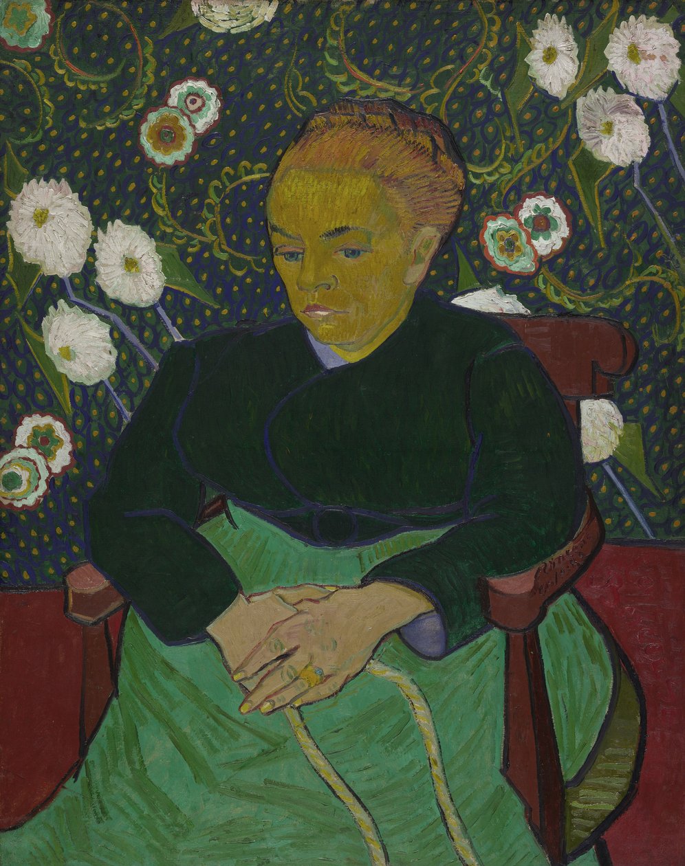 Madame Roulin Rocking the Cradle (La berceuse) de Vincent van Gogh