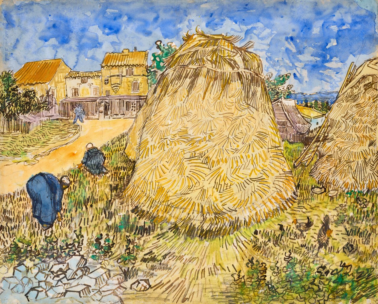 Rodas de trigo de Vincent van Gogh