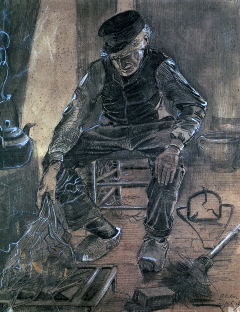 Velho Kindling Wood, 1881 de Vincent van Gogh