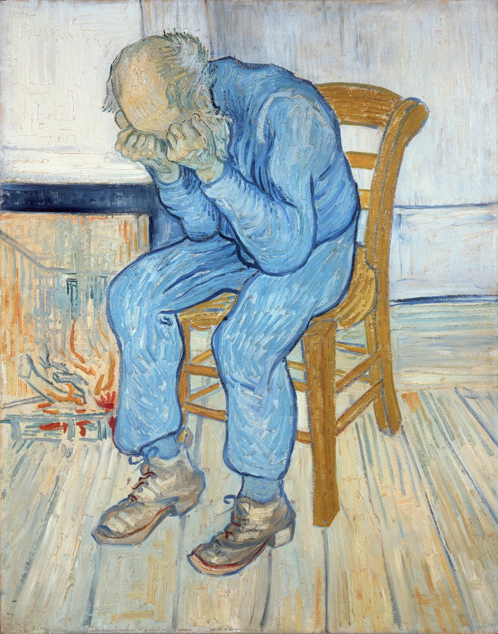 Velho em Sorrow (no limiar da eternidade) 1890 de Vincent van Gogh