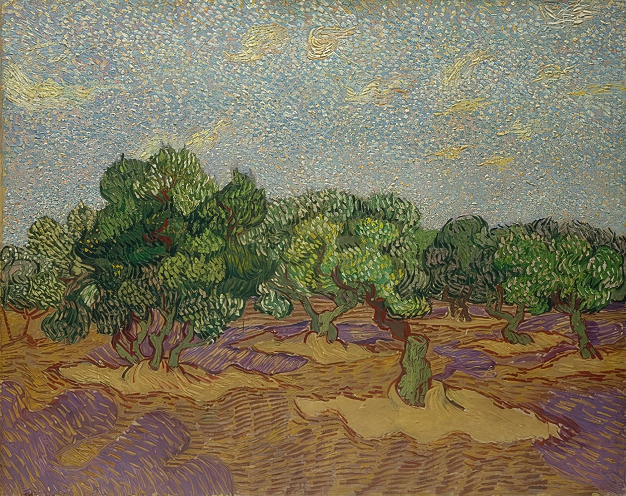Oliveiras. 1889 de Vincent van Gogh