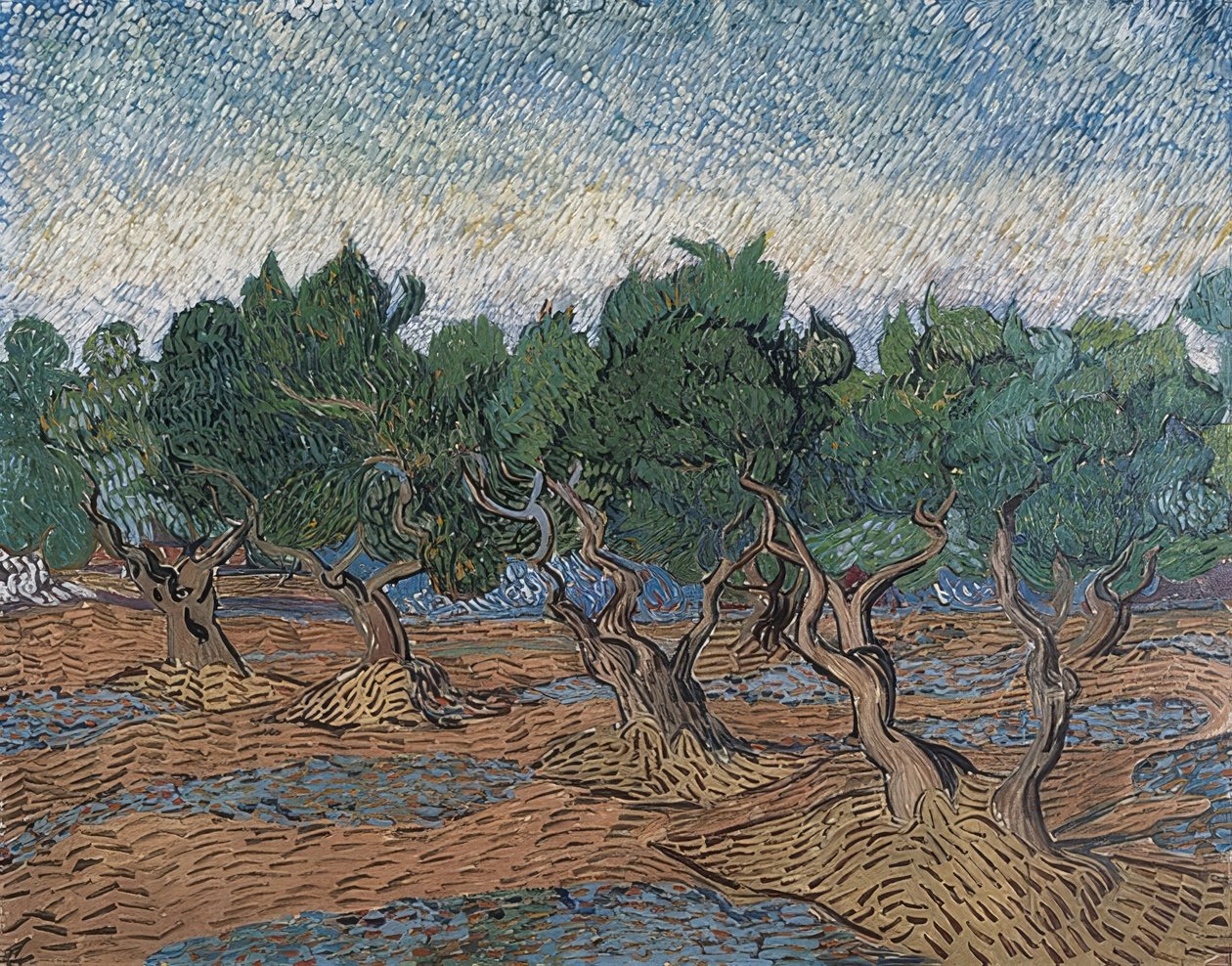 Olival. 1889 de Vincent van Gogh
