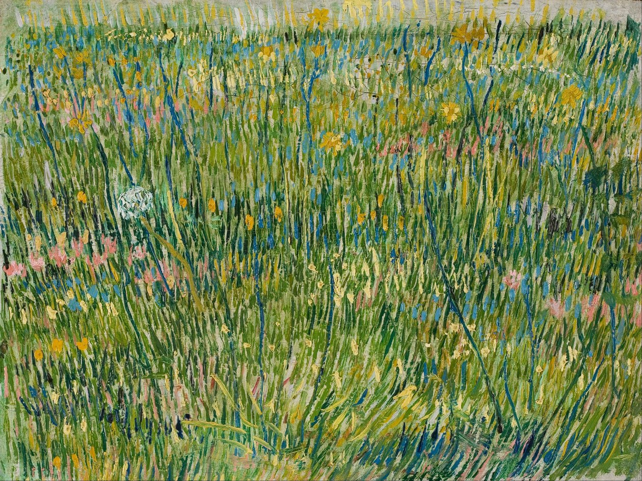 Pedaço de relva de Vincent van Gogh