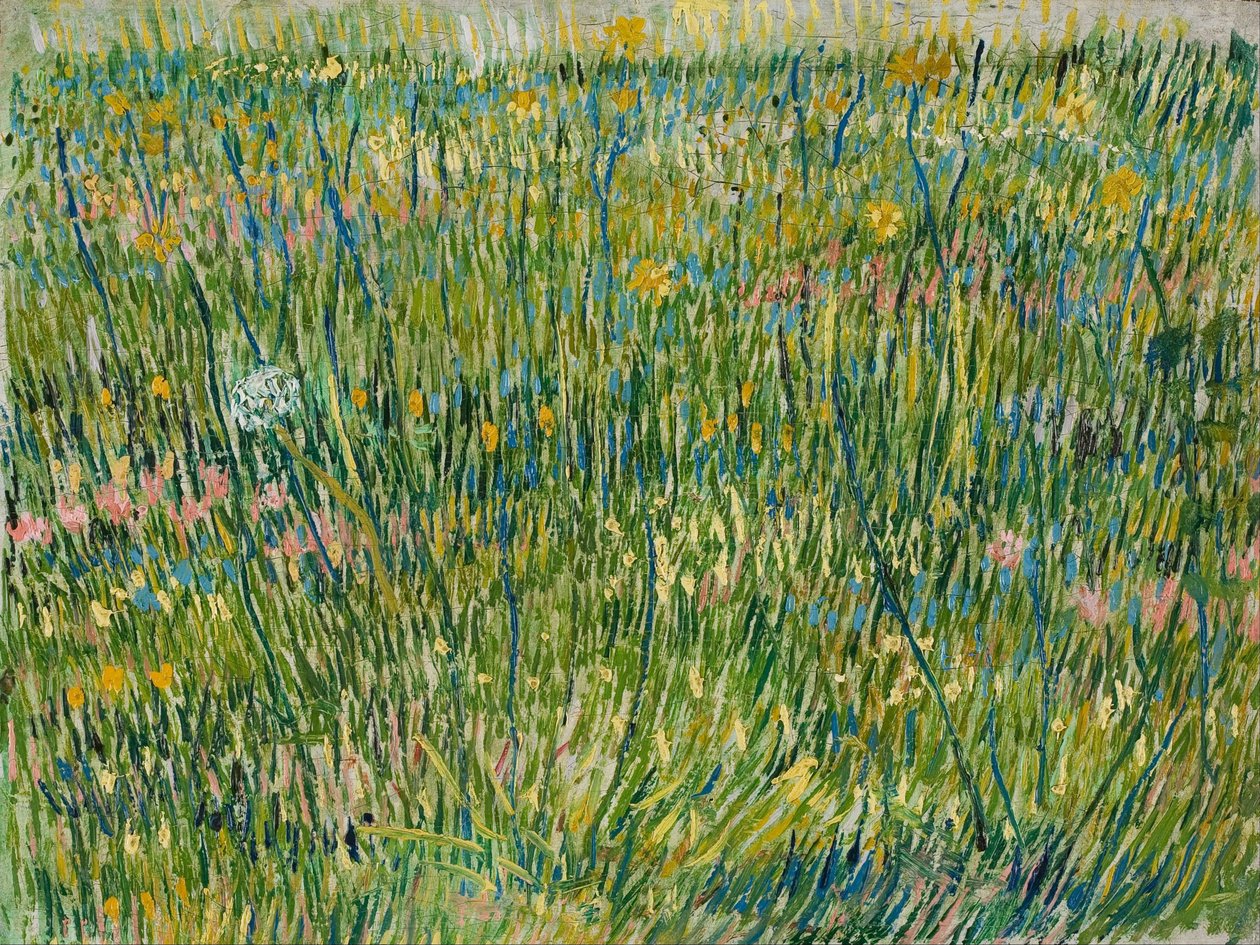 Remendo de grama de Vincent van Gogh