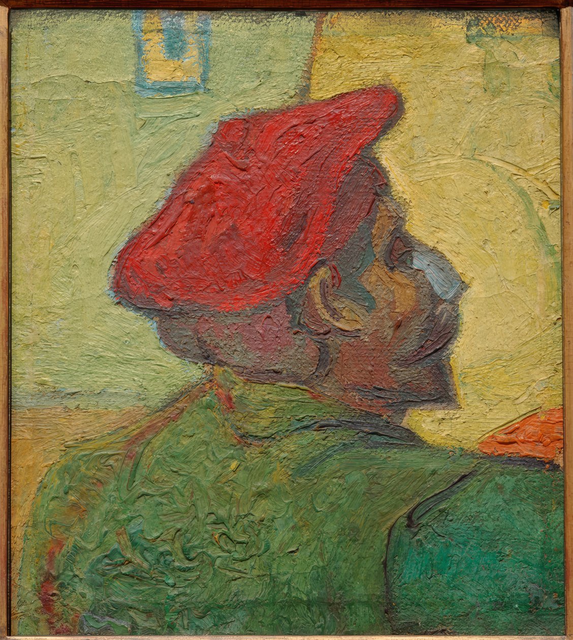 Paul Gauguin (homem de boné vermelho) de Vincent van Gogh