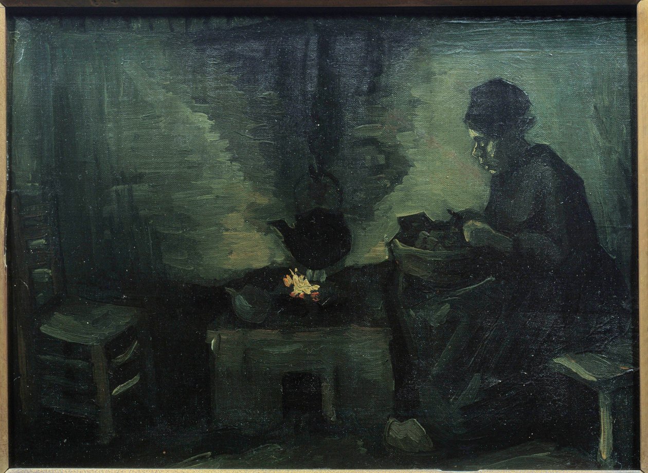 Peasant Peiture Marouflee on Wood de Vincent van Gogh (1853-1890) 1885 Sun. 0,29x0,4 m Paris, Musee d