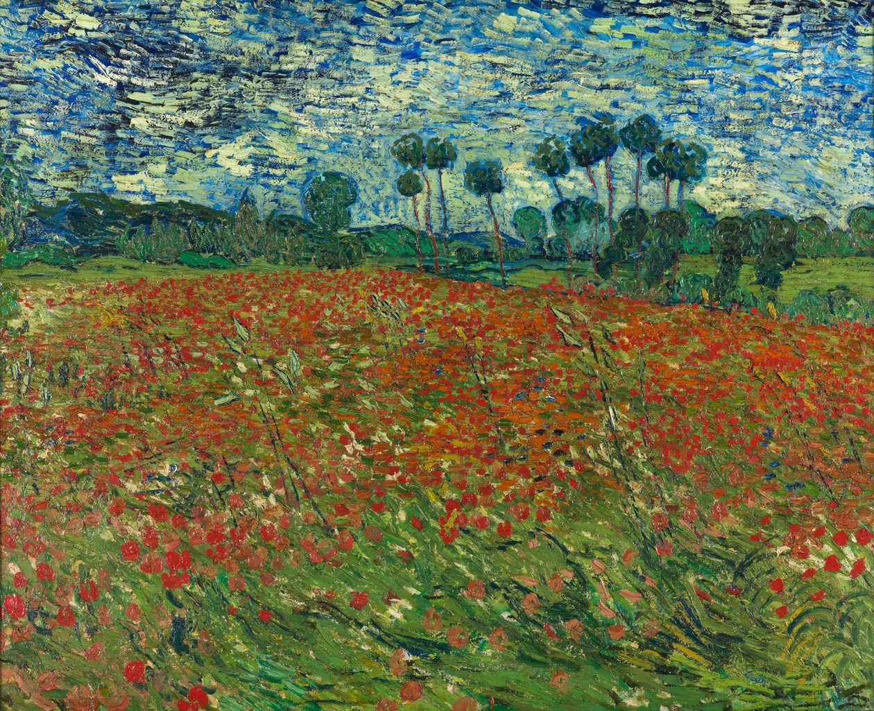 paisagem de Vincent van Gogh
