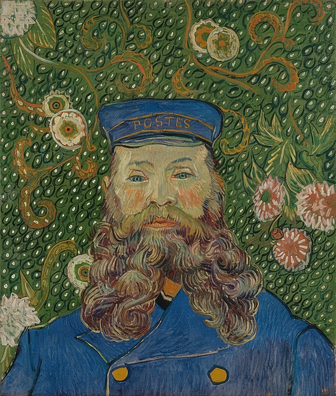 Retrato de Joseph Roulin. 1889 de Vincent van Gogh