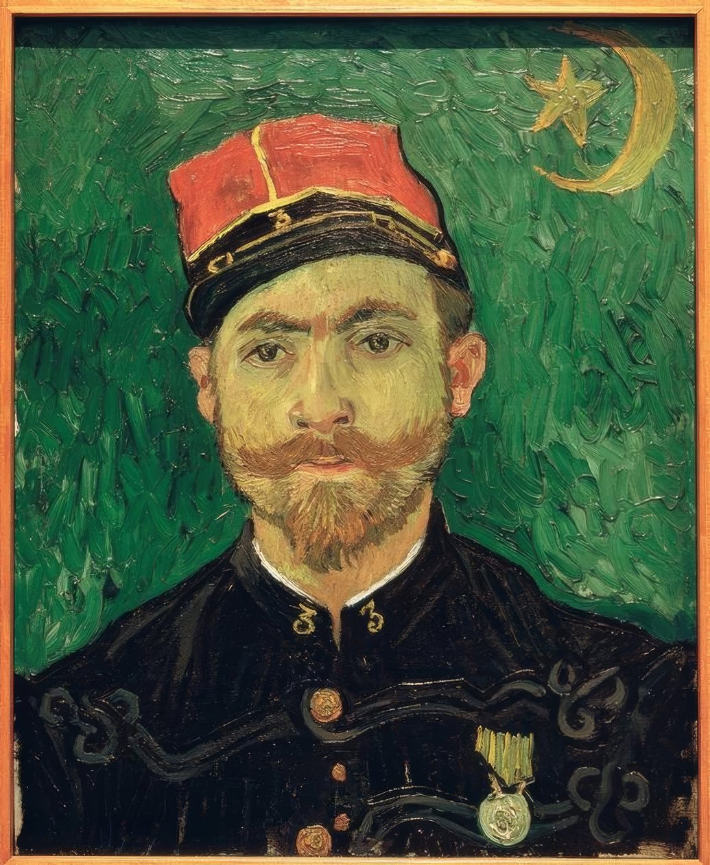 Retrato de Milliet de Vincent van Gogh