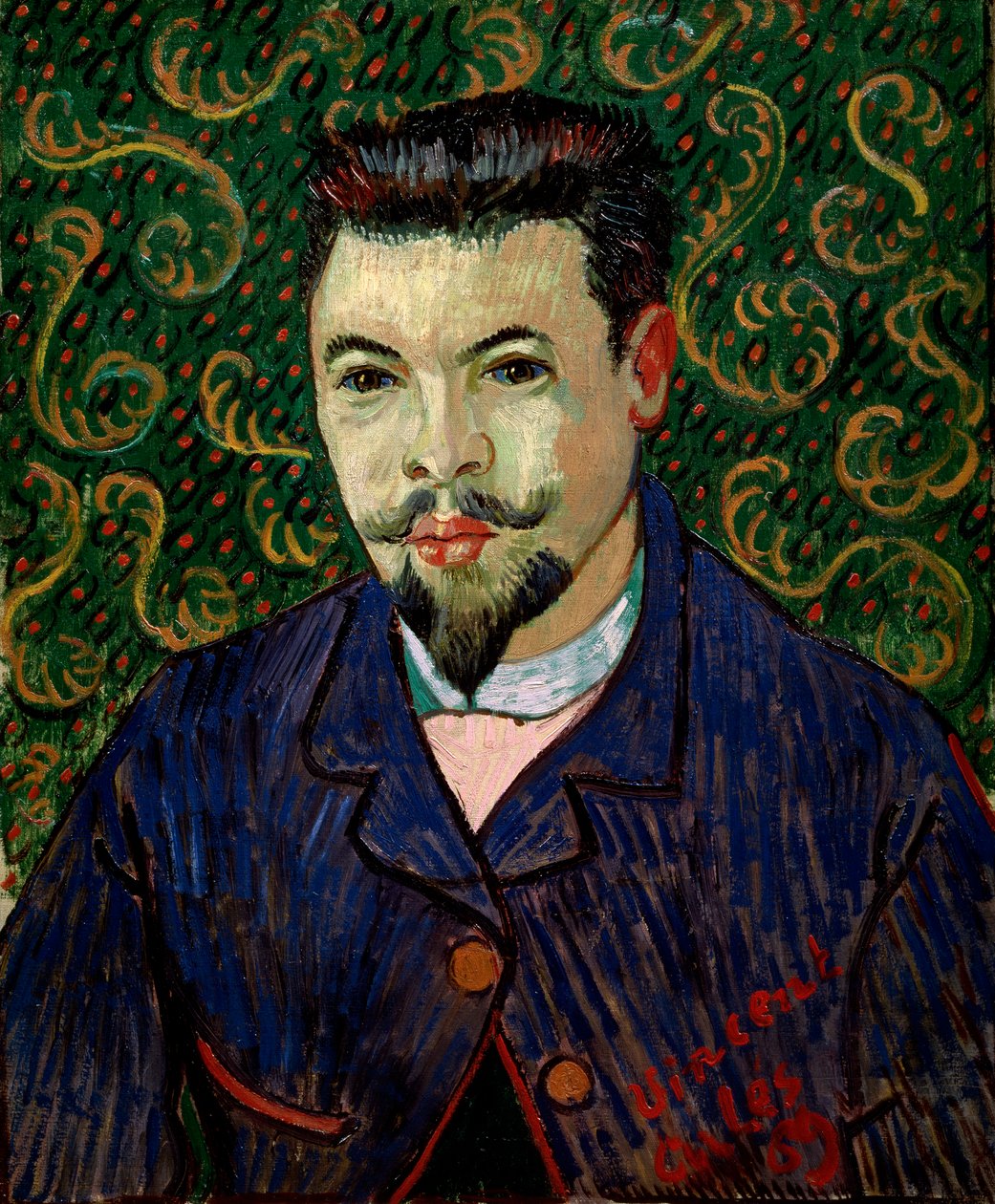 Retrato do doutor Felix Rey, 1889. de Vincent van Gogh