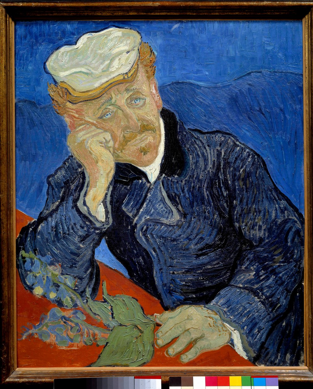 Retrato do Doutor Paul Gachet (1828-1909) Pintura de Vincent van Gogh (1853-1890) 1890 Sol. 0,68x0,57 m Paris, musee d