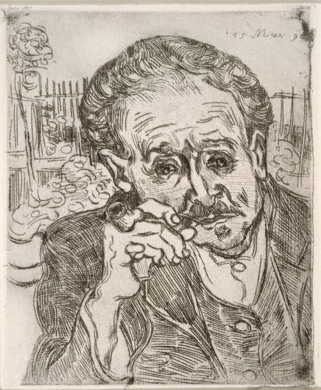 Retrato do Dr. Gachet (Auvers-sur-Oise) de Vincent van Gogh