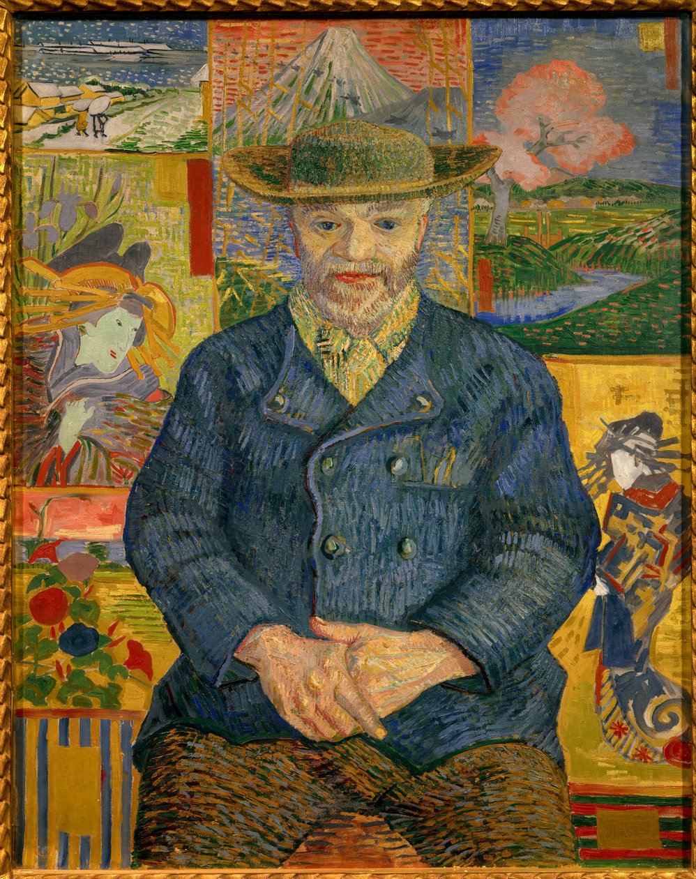 Retrato do Padre Tanguy Painting de Vincent Van Gogh 1853 1890