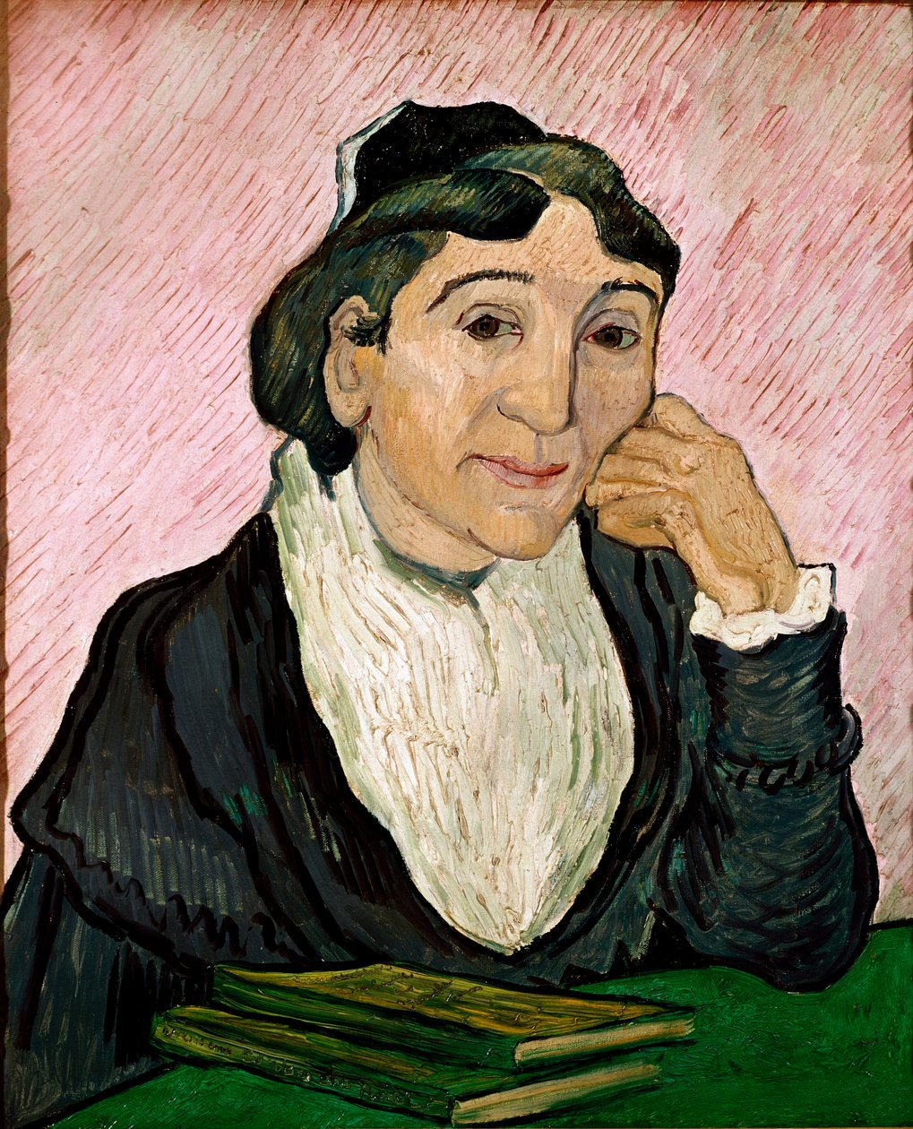 Retrato de Madame Ginoux ou Arlesienne de Vincent van Gogh
