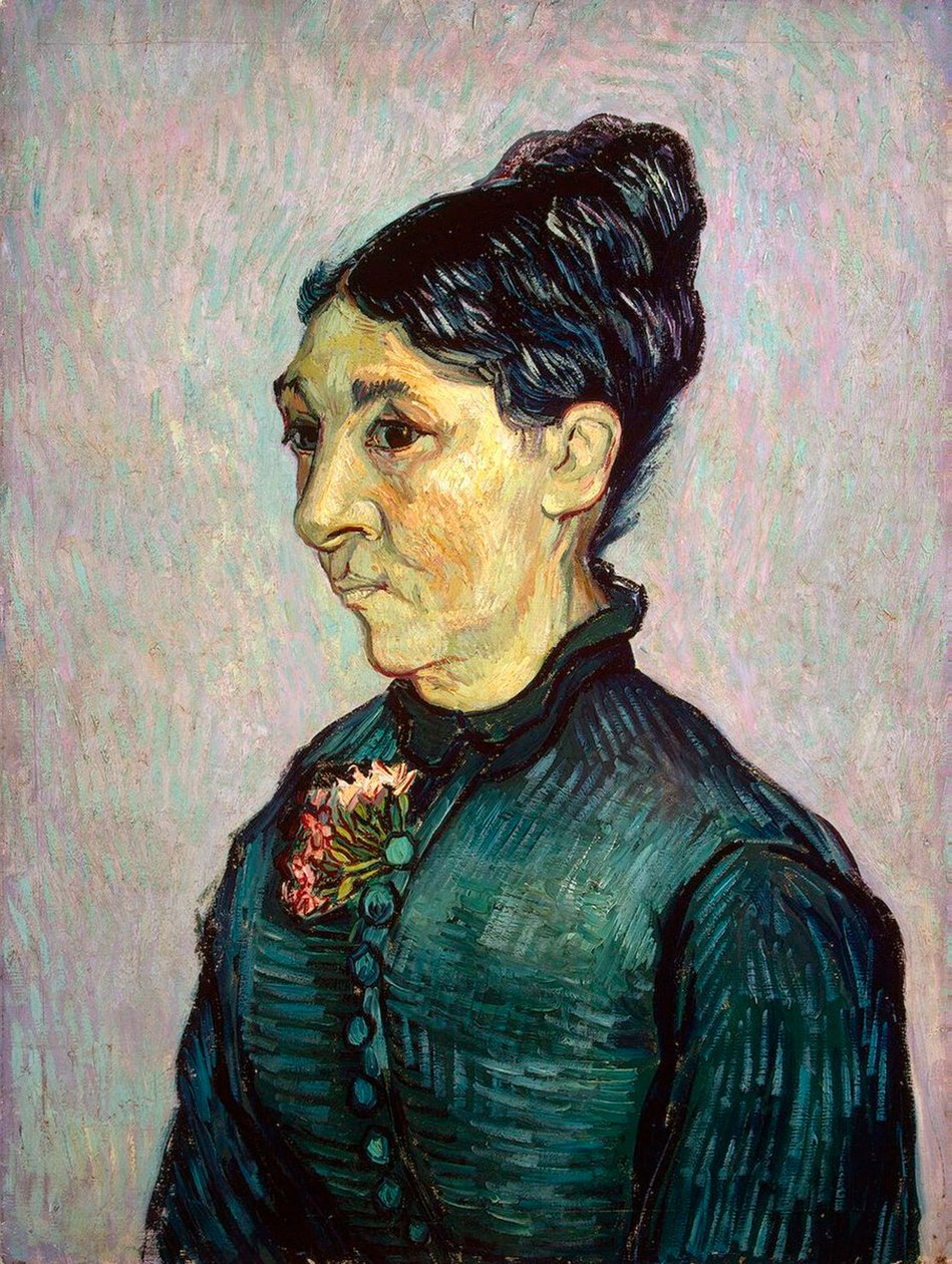 Retrato de Madame Jeanne Lafuye Trabuc, 1889. de Vincent van Gogh