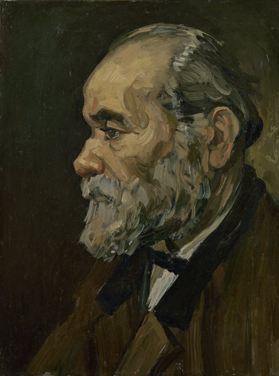 Retrato de um homem idoso de Vincent van Gogh