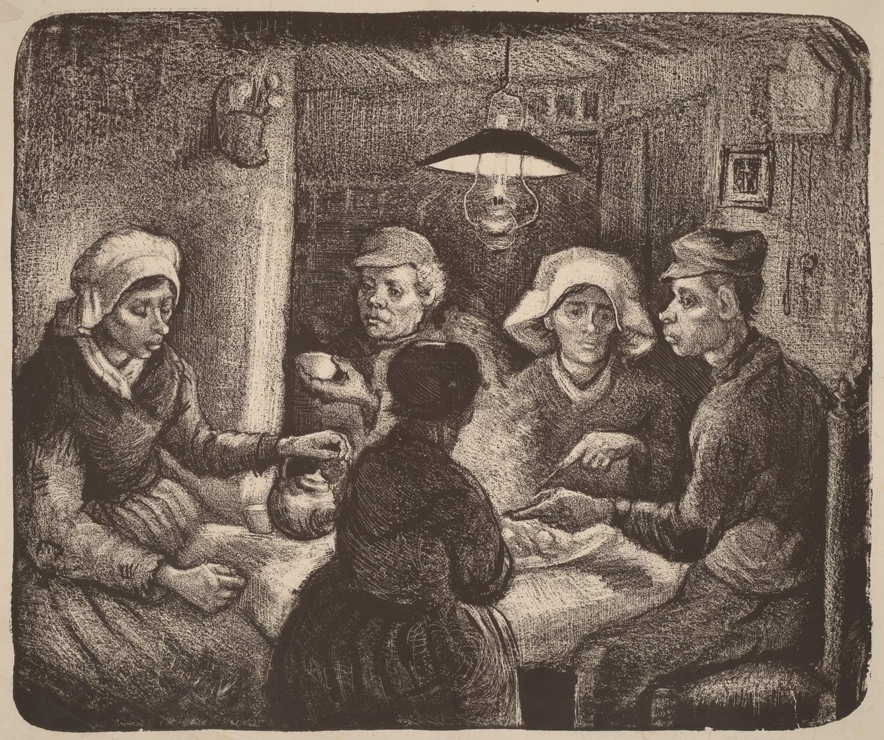 Comedores de batata de Vincent van Gogh