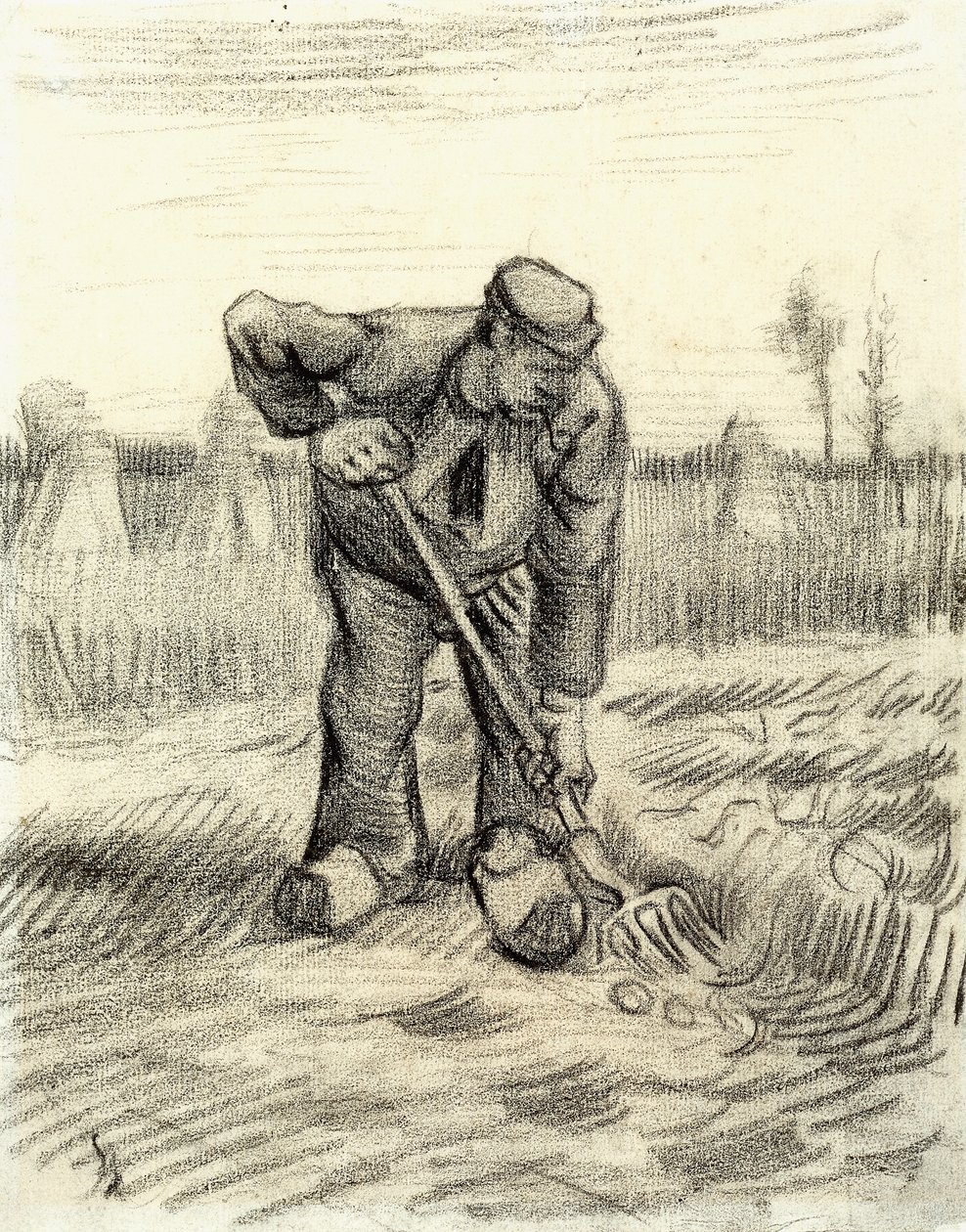 Coletor de batatas, 1885 de Vincent van Gogh