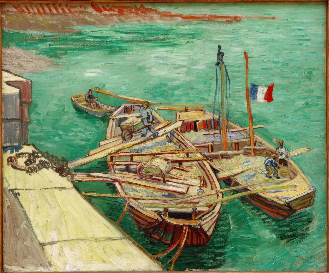 Rhonebarken de Vincent van Gogh