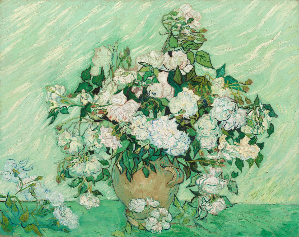 Rosas, 1890. de Vincent van Gogh