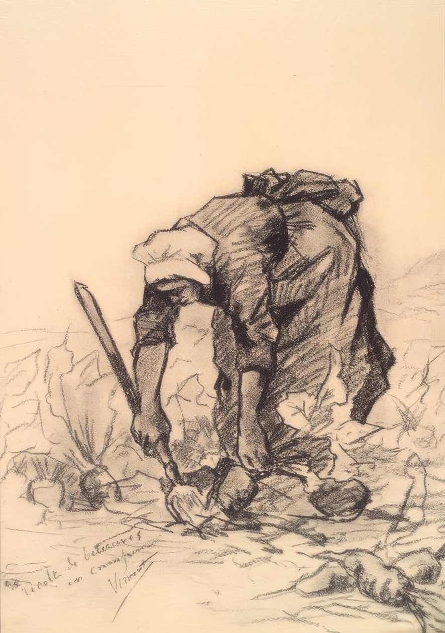 Rübenstecherin de Vincent van Gogh