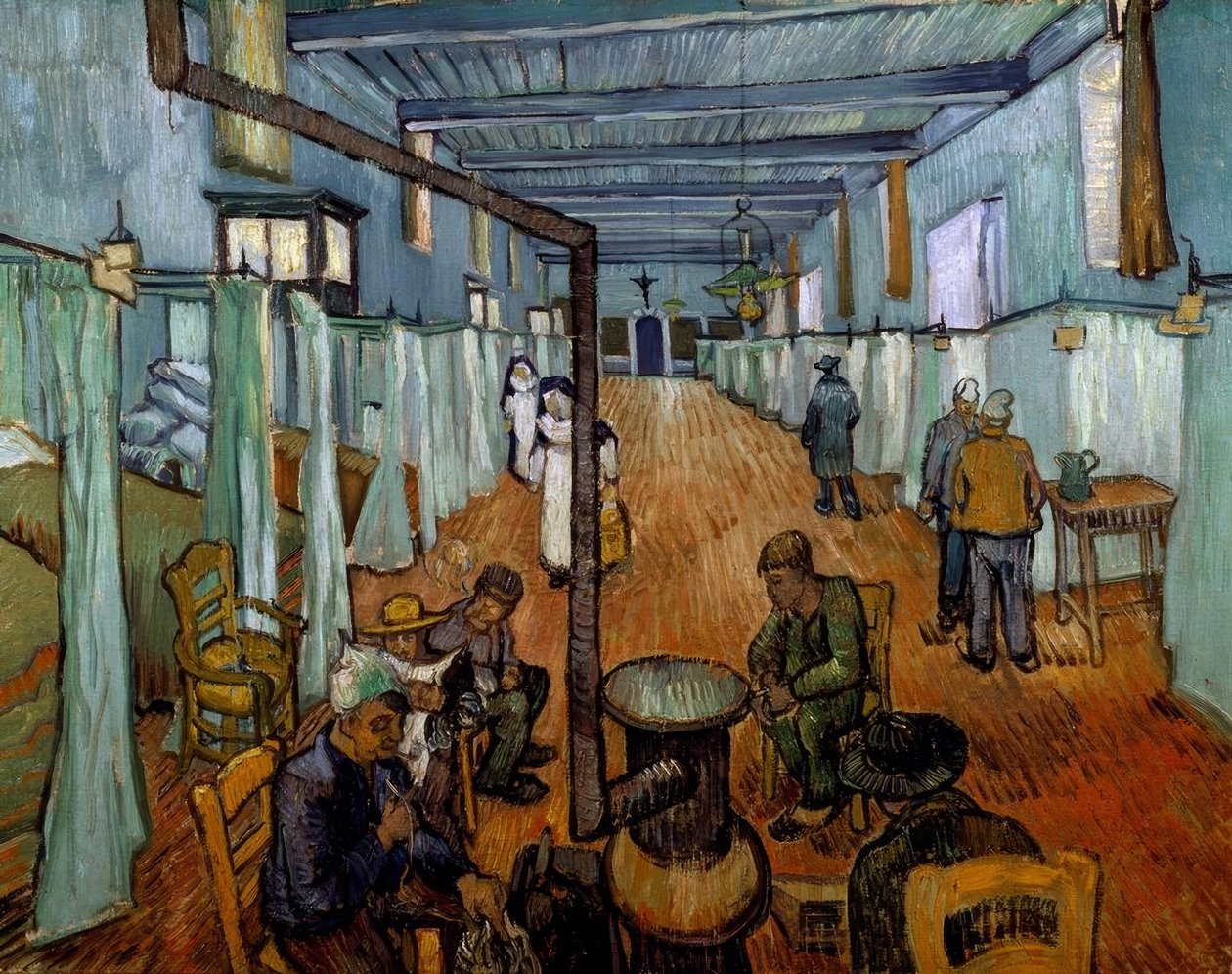 Dormitório no hospital em Arles de Vincent van Gogh